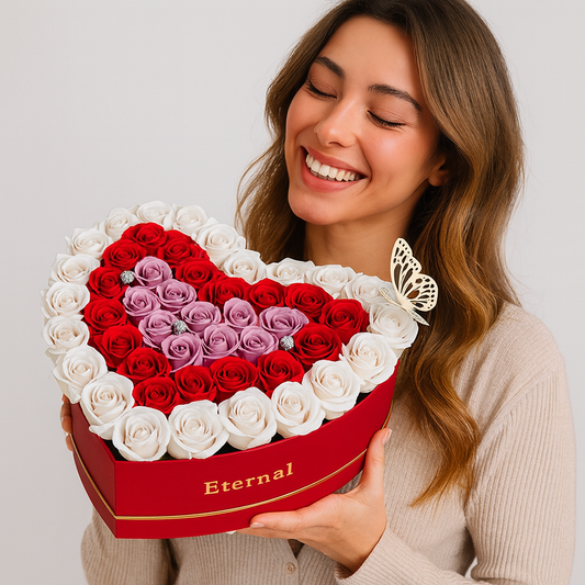 🌹 Cutia Inimă „Eternal” – Cadoul care spune "Te iubesc" fără cuvinte