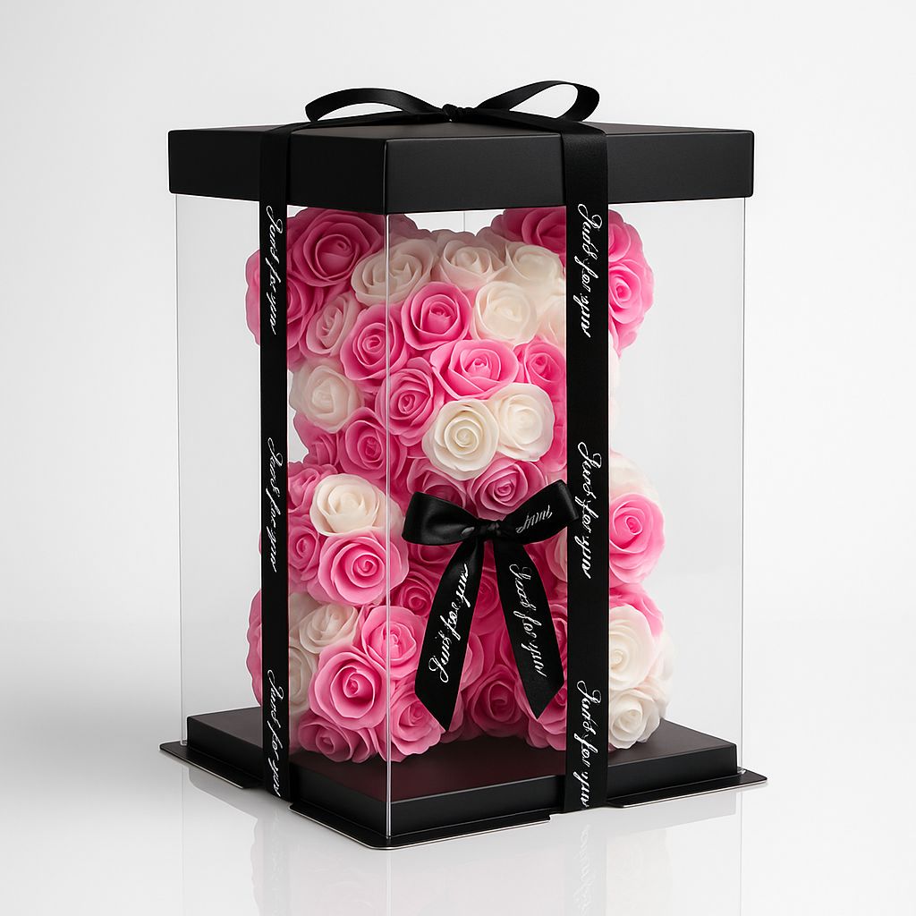 🐻🌹 Ursulețul „Royal Bloom” – Cadoul care spune „Te iubesc” fără cuvinte ✨💖