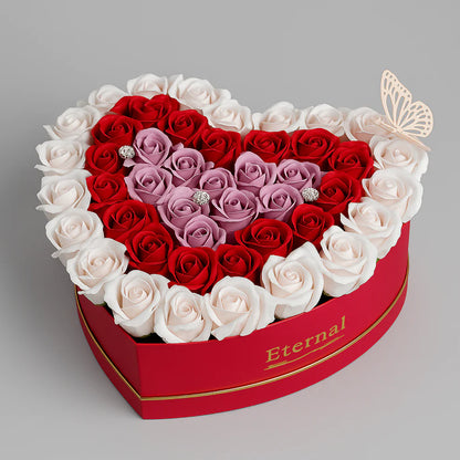 🌹 Cutia Inimă „Eternal” – Cadoul care spune "Te iubesc" fără cuvinte
